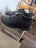 夢(mèng)特嬌（MONTAGUT）男鞋新款都市運動(dòng)休閑鞋真皮透氣小牛皮便攜免系帶透氣男士休閑鞋 黑色 39 曬單實(shí)拍圖