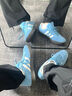 adidas「T頭鞋」STADT經(jīng)典時尚薄底運(yùn)動板鞋男女阿迪達(dá)斯三葉草   藍(lán)色/亮白/漢玉白   42.5 曬單實拍圖