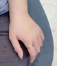 中國(guó)黃金（CHINA GOLD）冰川黃金戒指女999足金一對(duì)情侶對(duì)戒國(guó)慶中秋節(jié)禮物送女友老婆 足金冰川戒指【甄選禮盒】 【女戒】金重約1.5g 曬單實(shí)拍圖