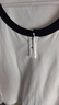 森馬（Semir）長(cháng)袖T恤女短款撞色打底衫簡(jiǎn)約風(fēng)秋季假兩件修身衣服101524101005 曬單實(shí)拍圖