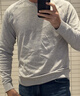 lululemon丨Engineered Warmth 男士長(cháng)袖圓領(lǐng)運動(dòng)衫 LM3CDES 三色麻灰色/鷗灰色/白色 S 曬單實(shí)拍圖