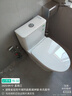 九牧（JOMOO）11173-2-1/31KD-3大力神家用馬桶虹吸抗菌節水潔具305坑距 曬單實(shí)拍圖