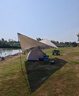 牧高笛（MOBIGARDEN）  冷山帳篷  戶(hù)外徒步露營(yíng)防風(fēng)防雨大空間雙層三季鋁桿帳篷 三人/晨霧白 曬單實(shí)拍圖