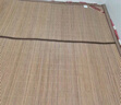 南極人天然碳化竹青竹席涼席 雙人席子床席1.5x2米床【雙面可用可折疊】 曬單實(shí)拍圖