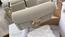 蔻馳（COACH）【專(zhuān)柜同款】女士TABBY中號單肩手提斜挎酒神包白色CH857 曬單實(shí)拍圖