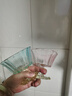 樂(lè )唯詩(shī)花開(kāi)半朵玻璃杯高腳甜品杯高級感透明冰淇淋酸奶杯家用布丁雪糕杯 花開(kāi)半朵冰淇淋杯-混色-200ml*2 曬單實(shí)拍圖