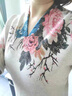 皮爾卡丹（pierre cardin）女士羊毛衫羊毛針織上衣V領(lǐng)套頭寬松春秋印花母親毛衣打底衫 駝色 M 曬單實(shí)拍圖