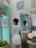 天使季節長(cháng)袖網(wǎng)球連衣裙女2025新款秋冬絕美羽毛球網(wǎng)球服運動(dòng)裙子 本白 S 曬單實(shí)拍圖