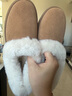 UGG【雙11搶先購】秋季新款女士厚底懶人毛毛鞋 1166733CHE|栗色37 曬單實(shí)拍圖