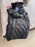 鴨鴨反季時空道宇聯(lián)名中長款羽絨服男女同款冬季新款連帽休閑加厚外套 星空黑色 L 曬單實拍圖