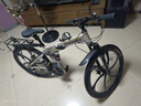 鳳凰（Phoenix）可折疊山地車(chē)自行車(chē)成人男女新款式學(xué)生12到18歲變速越野軟尾單車(chē) 折疊雙避震【密封全軸承】鋁架/三刀輪肖灰 26寸-24速【身高158-188cm】 曬單實(shí)拍圖