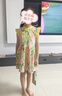ASK JUNIOR兒童泳衣女童連體2025夏涼感海邊度假風(fēng)泡溫泉游泳裙 花色 140  曬單實(shí)拍圖