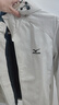 美津濃（MIZUNO）戶(hù)外夾克男連帽梭織透氣情侶鋒衣加絨加厚加棉外套男上衣 曬單實(shí)拍圖