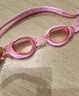 李寧（LI-NING） 兒童泳鏡男女童防水防霧高清游泳眼鏡泳帽套裝寶寶高清游泳裝備 【舒適印花】粉色 曬單實(shí)拍圖