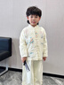 魅樂凱幼兒園園服男女童古裝漢服中國風(fēng)唐裝春秋季小學(xué)生中秋國慶演出服 1919款上衣+長褲（男女同款） 120 （尺碼標(biāo)準(zhǔn)） 曬單實(shí)拍圖