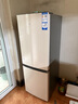 海爾（Haier）冰箱出品雙開門二門177升冰箱家用小型冰箱租房省電不占地冷藏冷凍兩用統(tǒng)帥家用小冰箱 以舊換新 177升雙門冰箱節(jié)能省電 兩天約用1度電 曬單實(shí)拍圖