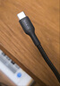 貝爾金（BELKIN）雙Type-C數(shù)據(jù)線 60W快充 CtoC電源線 iPhone手機(jī)蘋果電腦MacBook快充線 1米編織款 黑色 CAB024 曬單實(shí)拍圖