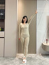 POUM輕奢品牌女士保暖內衣女德絨發(fā)熱秋衣秋褲套裝加絨加厚無(wú)痕打底衫 暖草綠 M 【適合85-115斤】 曬單實(shí)拍圖