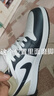 Jordan男子休閑鞋喬丹AJ1 JORDAN 1運動(dòng)鞋 553558-153米黑42.5 曬單實(shí)拍圖