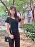 CinvaiKrose通勤包包女包2025新款斜挎包女士單肩鏈條包生日圣誕節(jié)禮物送女友 黑色Black【小號(hào)】送女友老婆走心 曬單實(shí)拍圖