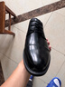 百麗男鞋2025商務(wù)正裝休閑增高軟底真皮鞋 黑色A2247（三接頭款） 41 曬單實(shí)拍圖