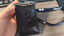 新款掛脖卡套真皮折疊證件套公職磁吸卡套 磁吸證件套+合金卡托+印字掛繩 曬單實(shí)拍圖
