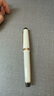金豪（Jinhao） 鋼筆82簡(jiǎn)約書(shū)法練字成人學(xué)生專(zhuān)用商務(wù)辦公高檔男女士可替換墨囊三年級刻字定制LOGO 冬雪-金夾 F：0.5mm【配15支墨囊】 曬單實(shí)拍圖