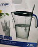 btif家用涼水壺耐高溫大容量冷水壺塑料果汁杯冷飲壺時(shí)尚簡(jiǎn)約開(kāi)水壺 藍色1.8L 曬單實(shí)拍圖