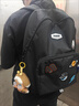 彪馬（PUMA）官方 復(fù)古休閑雙肩包書包 PATCH BACKPACK 079194 黑色-01 OSFA/均碼 曬單實(shí)拍圖