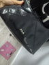 FILA【月牙包】斜挎包抗菌內里女包2025秋季新款休閑單肩包百搭腋下包 正黑色-BK XS 曬單實(shí)拍圖