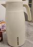 九陽(yáng)（Joyoung）保溫壺家用304不銹鋼內膽保溫水壺家居暖水瓶大容量2LWF201(白) 曬單實(shí)拍圖
