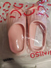 名創(chuàng)優(yōu)品（MINISO）家居拖鞋男女情侶家用舒適浴室防滑防臭涼拖鞋夏 櫻花粉36-37 曬單實拍圖