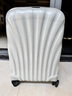 新秀麗（Samsonite）經(jīng)典貝殼拉桿箱男女超輕盈旅行行李箱升級版 白色 CS2 20英寸 可擴(kuò)展 曬單實拍圖