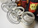 禧天龍玻璃調(diào)料盒調(diào)料瓶家用調(diào)料罐調(diào)味罐套裝鹽罐調(diào)味盒4件套帶置物架 曬單實(shí)拍圖
