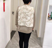俞兆林2025媽媽裝50-60歲洋氣新中式襯衫中老年女春秋國風(fēng)馬甲上衣兩件 咖色上衣（馬甲+襯衫) 均碼 XXXL(建議115-130斤) 曬單實(shí)拍圖