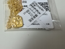 夢(mèng)金園黃金項鏈女古法太陽(yáng)花鑲莫桑鉆足金吊墜送女友生日禮物 45cm-金重約6.22g 曬單實(shí)拍圖