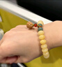 柚霓白玉奶豆菩提手串男女正品文玩念珠轉運珠手鏈菩提根送女朋友禮物 白玉奶豆菩提手串【單圈】J289 曬單實(shí)拍圖