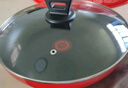 炊大皇平底鍋不粘鍋 牛排煎蛋烙餅煎鍋帶蓋28cm 電磁爐通用中國紅ZH28JG 曬單實(shí)拍圖