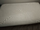 MUJI[自營限定]乳膠枕 天然乳膠枕頭透氣高回彈枕芯白色60×40×10cm 曬單實(shí)拍圖