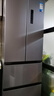 美的（Midea）417法式多門(mén)四開(kāi)門(mén)嵌入式60CM超薄嵌入式一級雙變頻家用電冰箱 MR-417WFPE 流蘇銀 MR-417WFPE 流蘇銀 曬單實(shí)拍圖