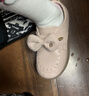 富羅迷女童學(xué)步鞋春秋季軟底防滑寶寶鞋嬰幼兒皮鞋透氣單鞋 鴿子粉 25 曬單實(shí)拍圖