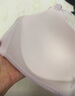 曼妮芬[朱珠同款]軟鋼圈文胸薄款透氣聚攏收副乳防下垂女士?jì)纫滦⌒仫@大 紫色 75B (34) 曬單實(shí)拍圖