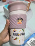大嘴猴保溫杯男女士咖啡杯高顏值大容量水杯學生兒童杯子  甜氣粉480ml 曬單實拍圖