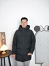 波司登25年羽絨服男女情侶同款冬90絨加厚連帽寬松中長(cháng)款休閑外套 曬單實(shí)拍圖