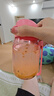 特百惠（Tupperware）嘟嘟CC企鵝350ml兒童學(xué)生可愛便攜吸管直飲塑料水杯子 柔蜜粉350ml1個(gè) 曬單實(shí)拍圖