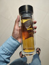 蘇泊爾（SUPOR）雙層玻璃杯茶水分離辦公泡茶杯男女出行車載水杯 送禮禮盒裝 曬單實拍圖