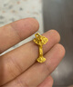 千葉珠寶黃金如意吊墜鑲嵌瑪瑙金禧如意金吊墜送媽媽老婆生日禮物計價 黃金吊墜/支持多退少補 金重約1.9g/含工費 曬單實拍圖
