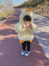 G.DUCKKIDS小黃鴨童裝女童外套冬季兒童毛毛衣男女寶寶小鴨子仿皮草冬裝棉服 圖片色 110 尺碼4~5歲【100-110cm】cm 曬單實(shí)拍圖