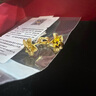 周六福七夕禮物黃金耳釘女足金999花卉耳飾耳針 計價(jià) 2.29g 曬單實(shí)拍圖