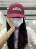 法派棒球帽男女寬帽檐顯臉小大頭圍鴨舌帽子 酒紅色  M 55-60cm 曬單實(shí)拍圖